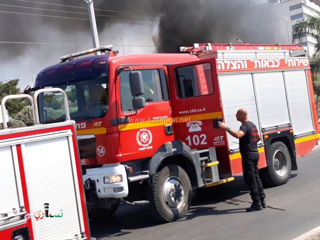 كفرقاسم : فيديو- اندلاع حريق في شاحنة متوسطة في مدخل البلدة وبلطفا من الله لم تقع اصابات وازدحام مروري 
